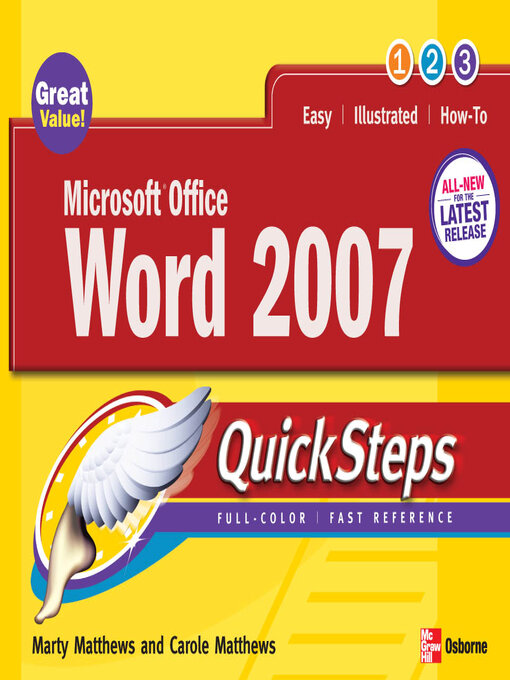 Cover image for Microsoft Office Word 2007